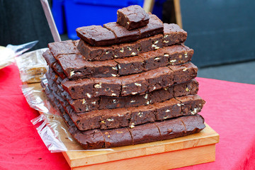 Brownies pile