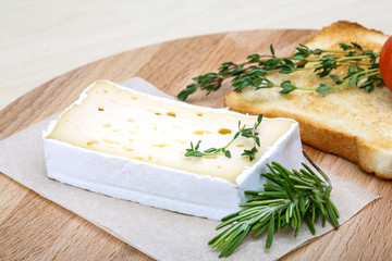 Soft brie cheese
