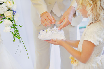 groom with wedding ring