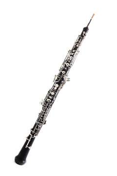 Oboe isolated on white