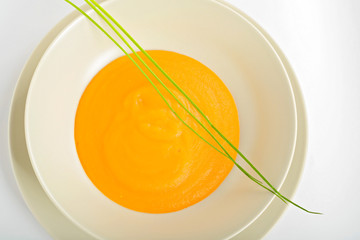 Healthy pumpkin soup