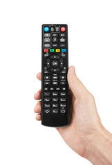 Remote control in hand