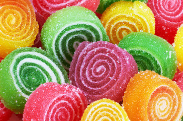 Sweet colorful candy