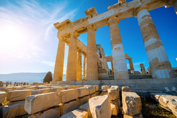 Parthenon temple in Acropolis