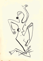 Art of Line Art - Woman