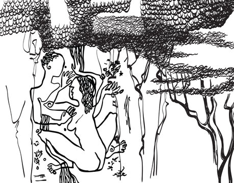 Art of Line Art - Lovers