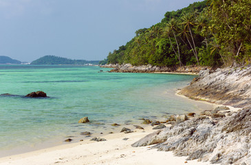 Fototapeta na wymiar Taling Ngam Beach. Koh Samui island. Thailand.