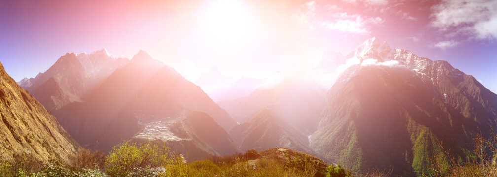 Beautiful mountain landscape