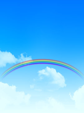 空　虹　背景