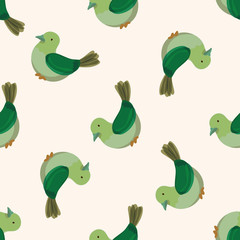 bird cartoon design , cartoon seamless pattern background