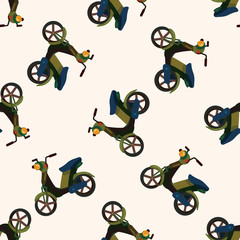 transportation motor, , cartoon seamless pattern background