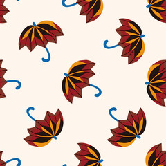 Umbrella theme,emets , cartoon seamless pattern background