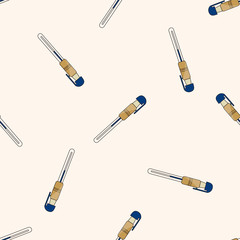 pen , cartoon seamless pattern background