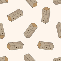 Fototapeta premium furniture cabinet , cartoon seamless pattern background
