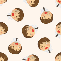 business people character , cartoon seamless pattern background