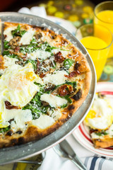 Breakfast pizza