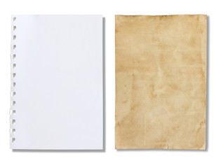  Sheet of Paper on white background