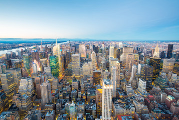 Fototapeta na wymiar New York City Aerial
