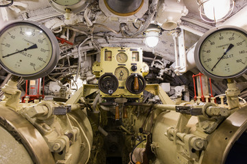  interior of the submarine