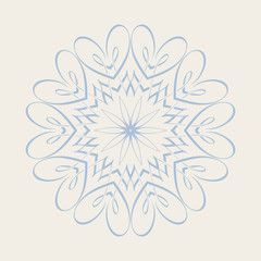 celtic knot pattern card, mandala, amulet