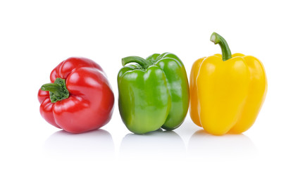 Bell pepper  isolated on white background
