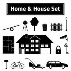 Home and house set