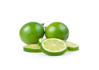 fresh lemon  isolated on a white background