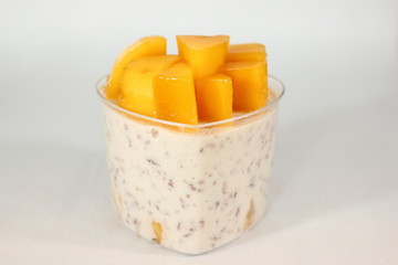 mango Fruit panna cotta