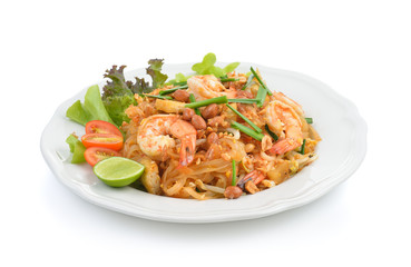 Thai style noodles or padthai ,Delicious food