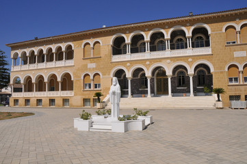 Fototapeta na wymiar Bishop's Palace in Nicosia, Cyprus