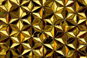 golden glass seamless mosaic