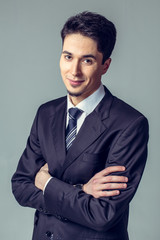 Young successful businessman