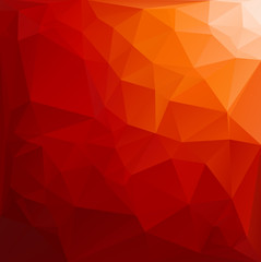 Red  Polygonal Mosaic Background, Vector illustration