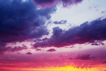Fantastic Dramatic Sunset Sky
