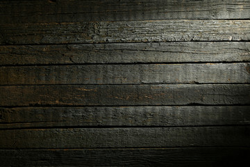 Old blue wooden background