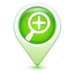 Obraz premium en savoir plus sur marqueur géolocalisation vert