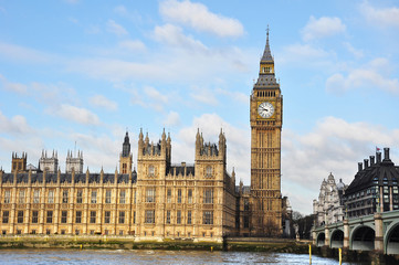 Fototapeta na wymiar Big Ben and Houses of Parliaments