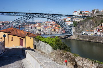 Ponte Luiz I Between Porto And Gaia In Portugal