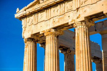 Parthenon temple in Acropolis