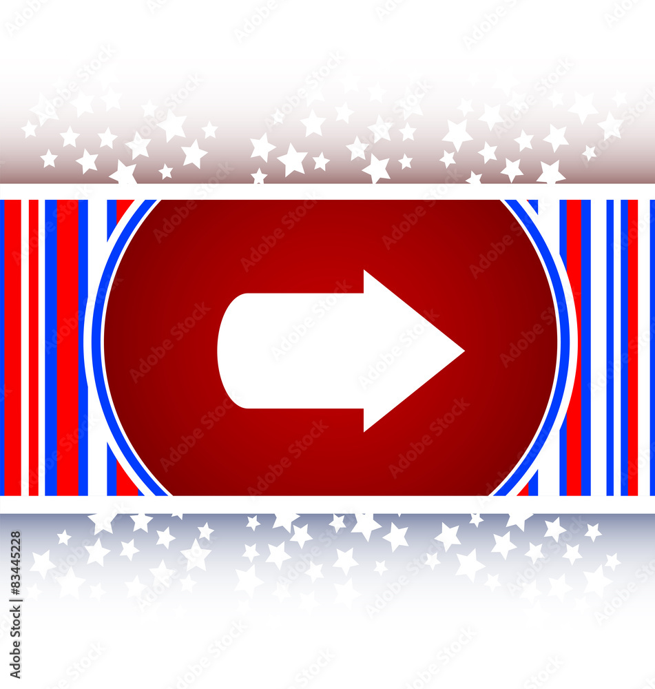 Poster arrow icon web button isolated on white vector