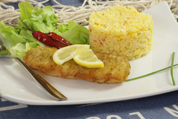 poisson meunière et riz 17052015