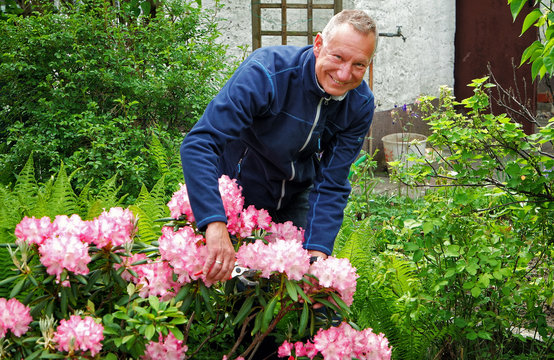 Freude bei der Gartenarbeit
