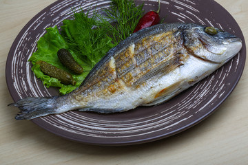 Grilled dorado