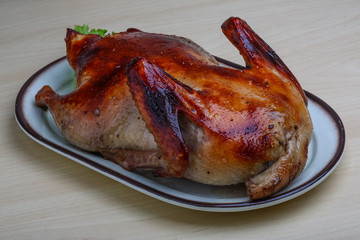 Roasted duck