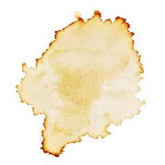 Blots of coffee