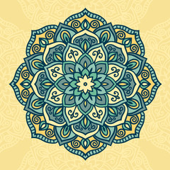 Abstract round ornamental 