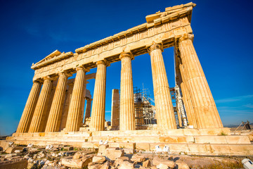 Parthenon temple in Acropolis