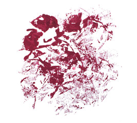 grunge hand made texture, art paints imprint print stamp of rag