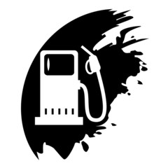 Fuel. Black blob.