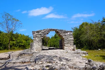 Photo sur Plexiglas Rudnes Ruines mayas de Cozumel
